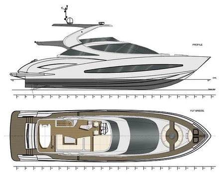 78ft Modern Design Luxury Yachts Layout (1)(001)
