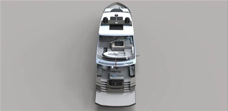 110ft mega yacht